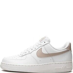 Nike Womens Air Force 1 '07 Low-Top Sneakers 6 White/Fossil Stone/White/White
